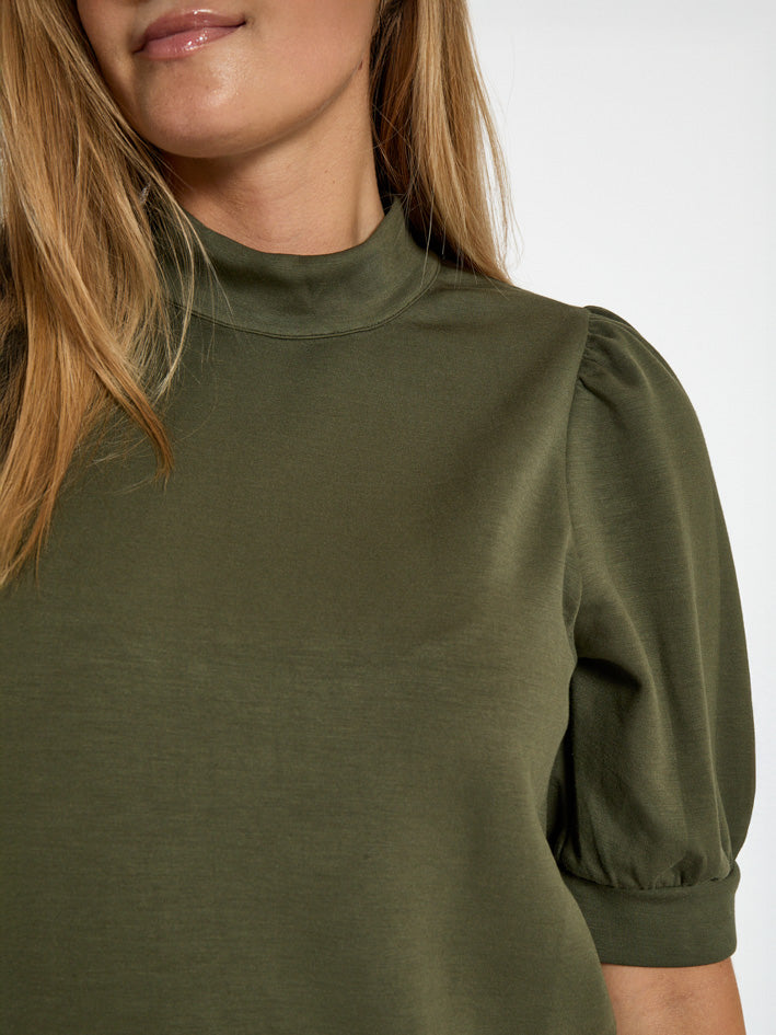 Peppercorn Dicette Puff Sweat Sweatshirt 3627 Grape Leaf