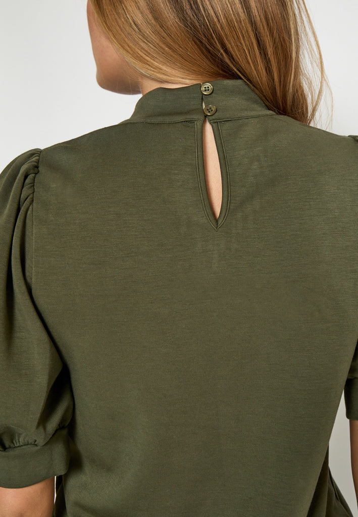 Peppercorn Dicette Puff Sweat Sweatshirt 3627 Grape Leaf