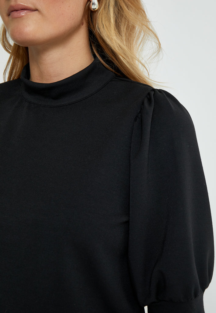 Peppercorn Dicette Puff Sweat Sweatshirt 9000 Black