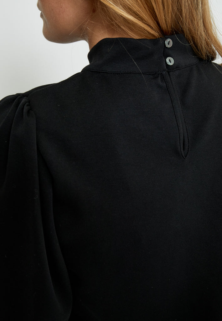 Peppercorn Dicette Puff Sweat Sweatshirt 9000 Black