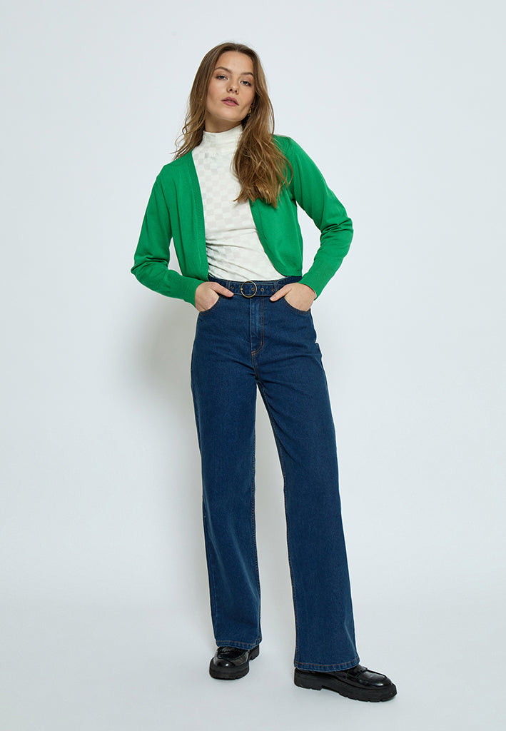 Peppercorn Dina Knit Bolero Cardigans 3205 Bright Green