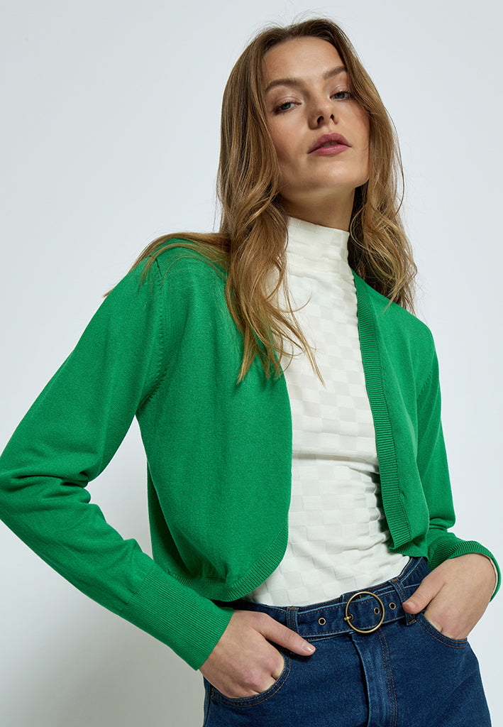 Peppercorn Dina Knit Bolero Cardigans 3205 Bright Green
