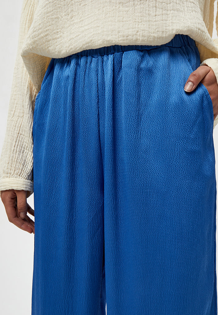 Peppercorn Elotta High Waisted Wide Leg Pant Pant 5130 NEBULAS BLUE