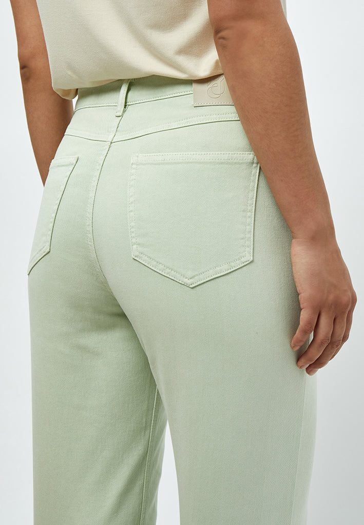 Peppercorn Fran Garment Dyed Pant Jeans 3254 Green Mint