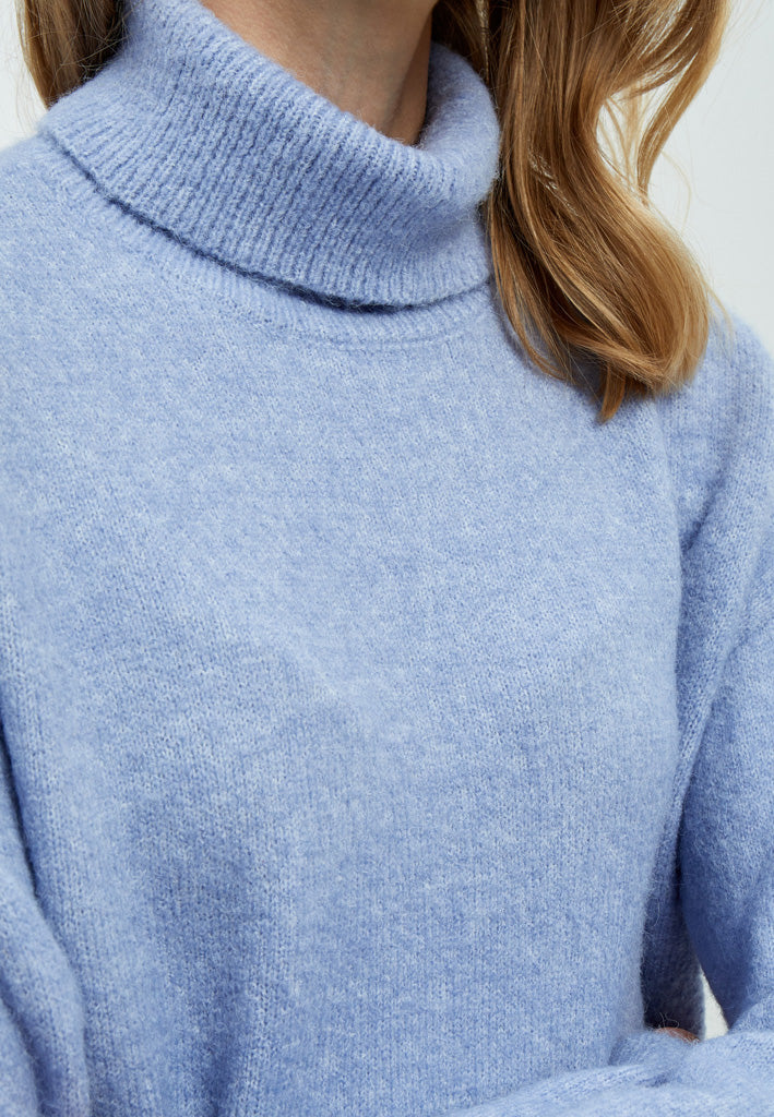 Desires Gea High Neck Pullover Pullover 7009M Lavender Lustre Blue Melange