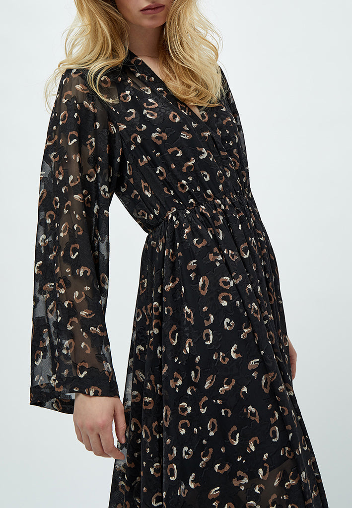 Peppercorn Hilma Gigi Maxi Dress Dress 9000P Black Print