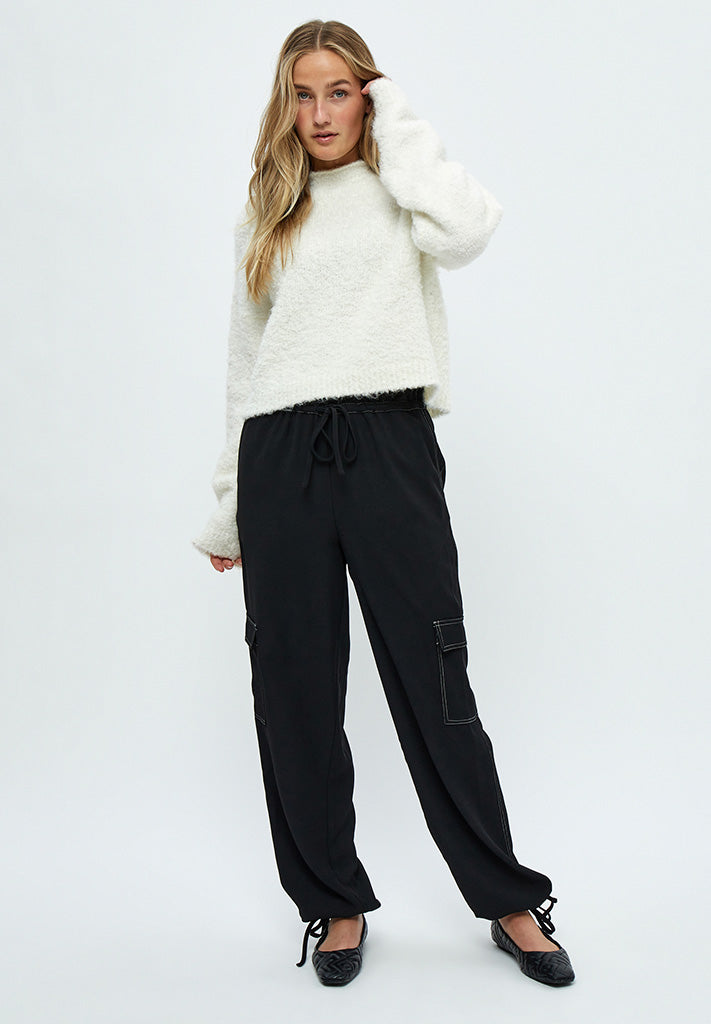 Minus Josette Cropped Knit Pullover Pullover 0175 Light Birch