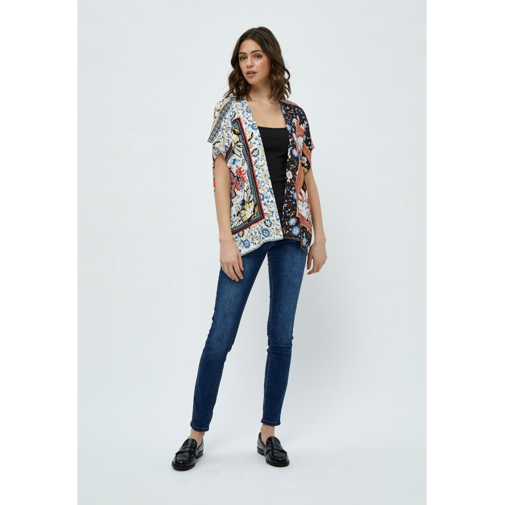 Desires Julietta Kimono Kimono 235P Cloud Dancer Print