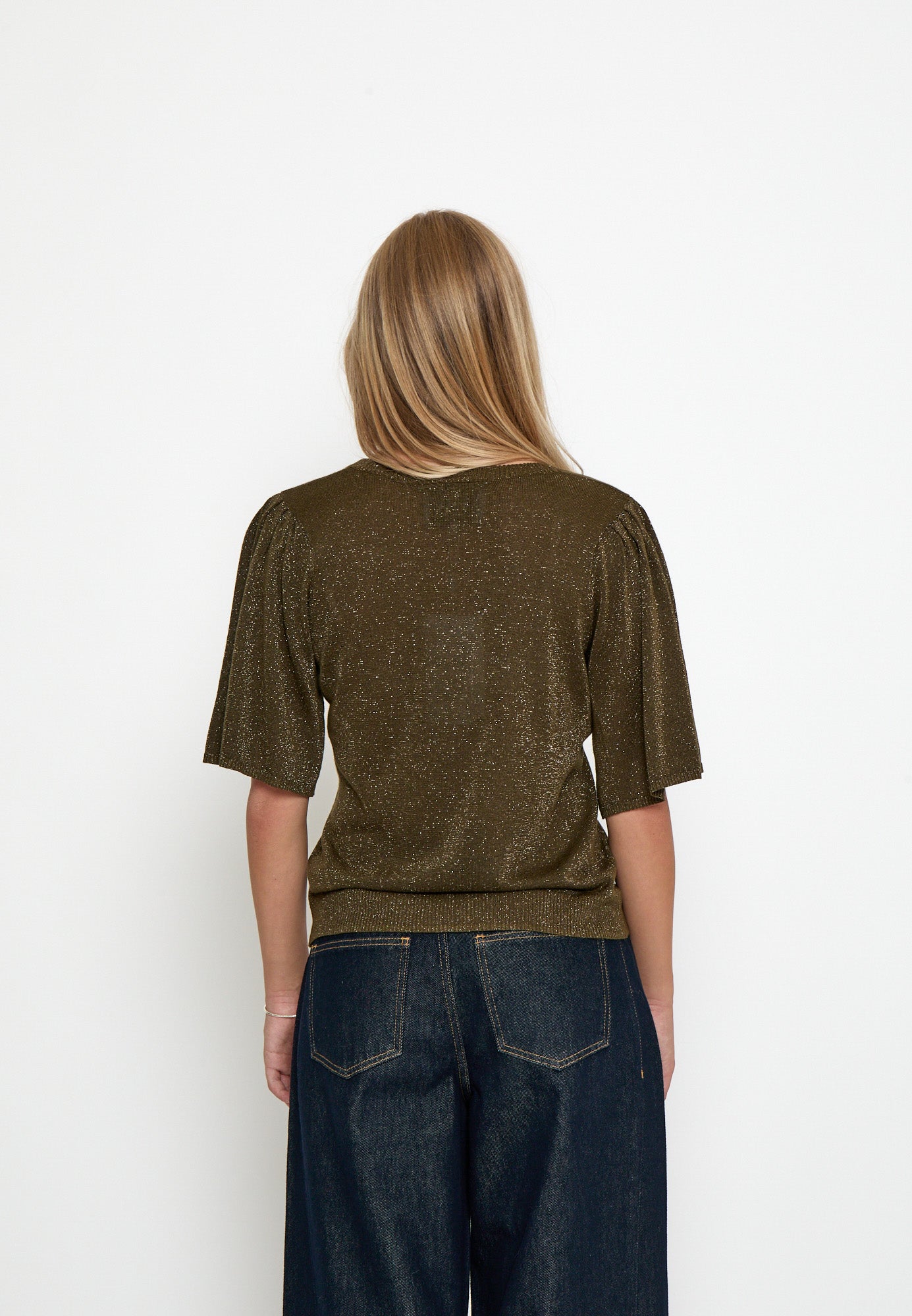 Minus Kyla T-Shirt T-Shirt 5168MET Beech Green Met.