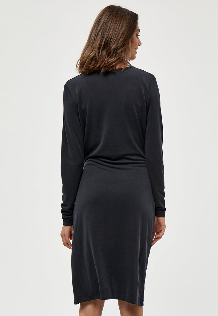 Peppercorn Lana Wrap Dress Dress 9000 Black