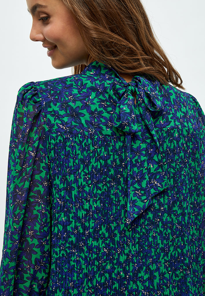 Peppercorn Levi Midi Dress Dress 9456P Ocean Green Print