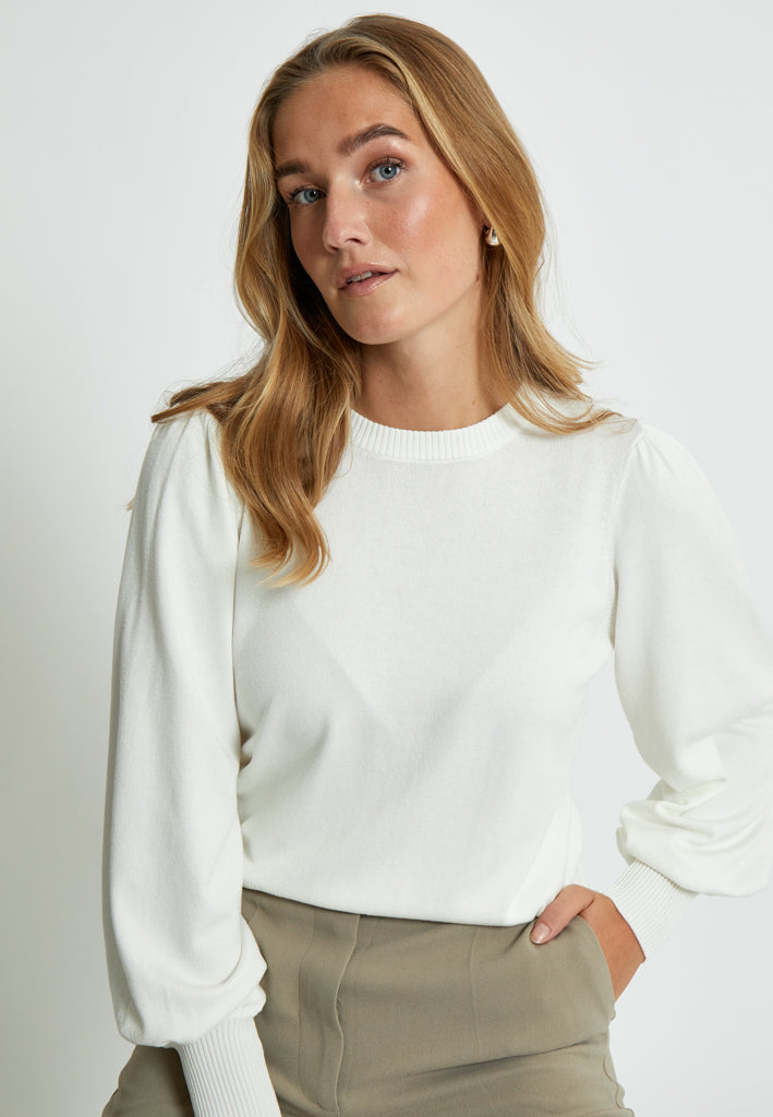 Minus Liva Long Sleeve Pullover Pullover 220 Broken White