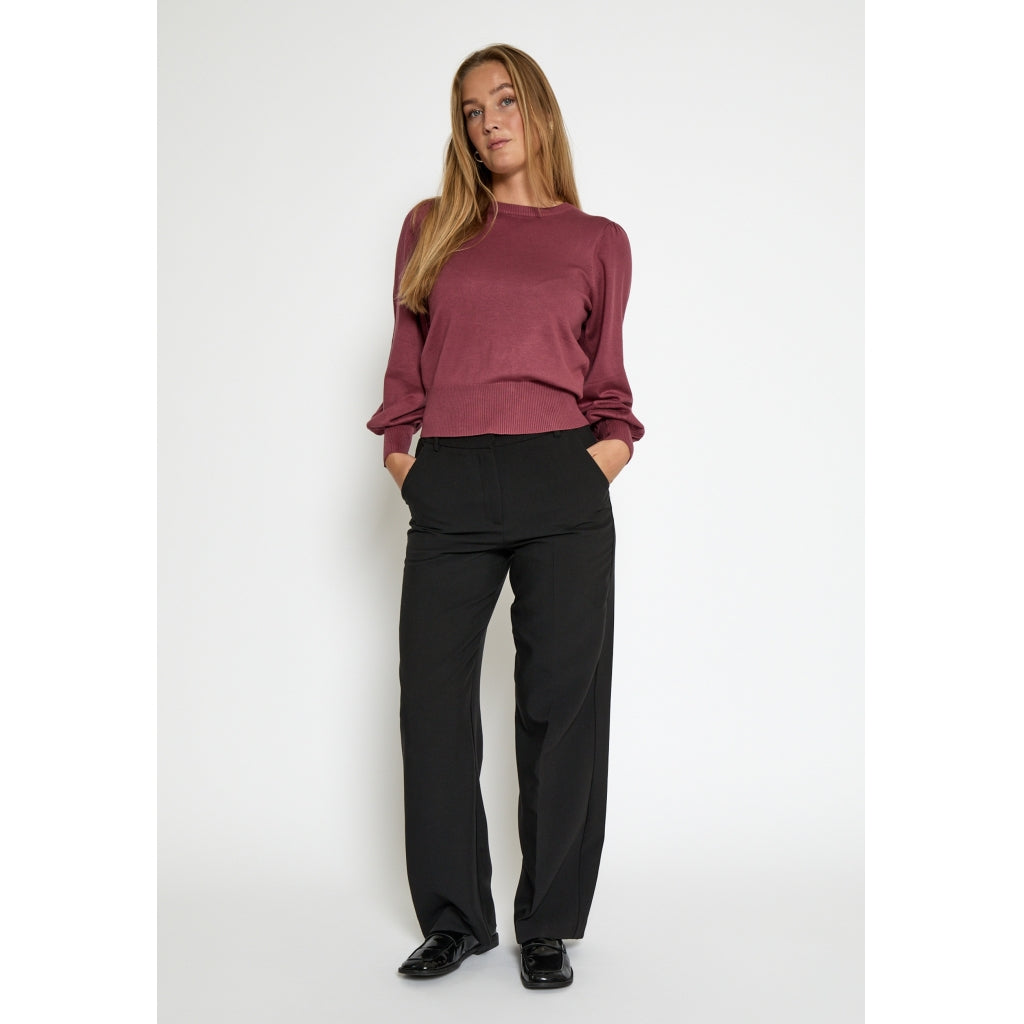 Minus Liva Long Sleeve Pullover Pullover 4058 Roan Rouge