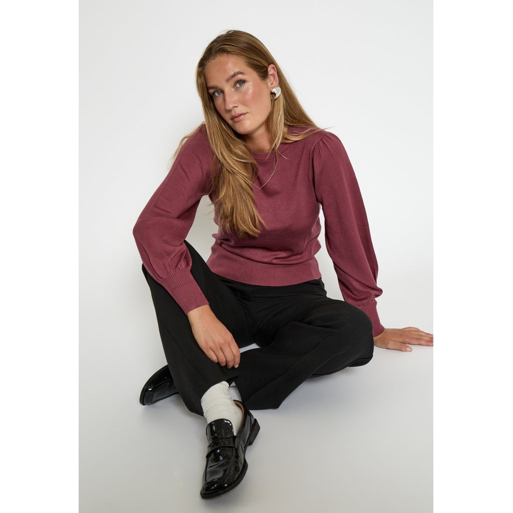 Minus Liva Long Sleeve Pullover Pullover 4058 Roan Rouge