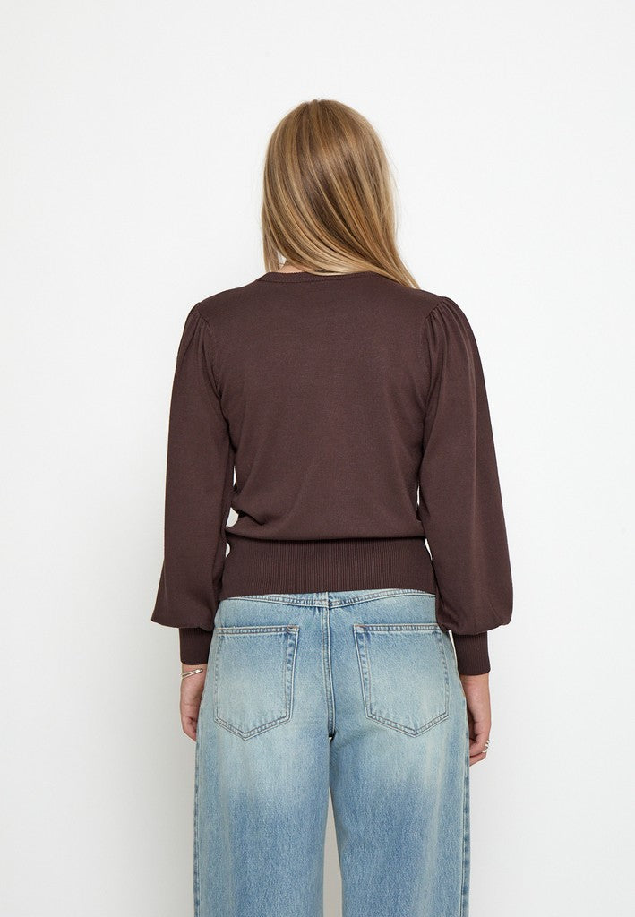 Minus Liva Long Sleeve Pullover Pullover 5618 Bracken Brown