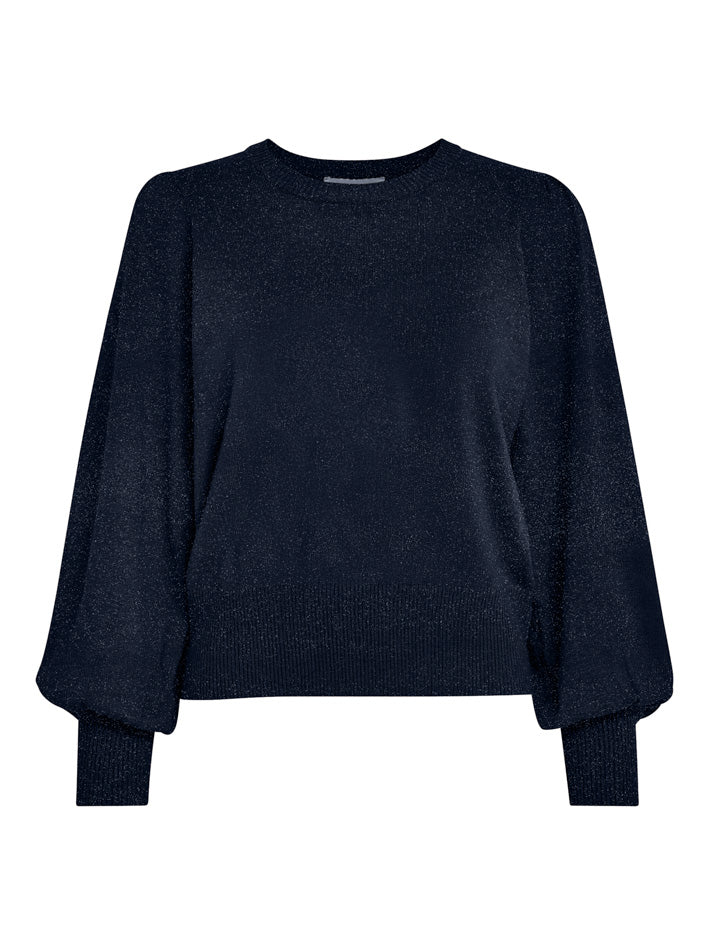 Minus Liva Long Sleeve Pullover Pullover 5270MET Black iris Metal.