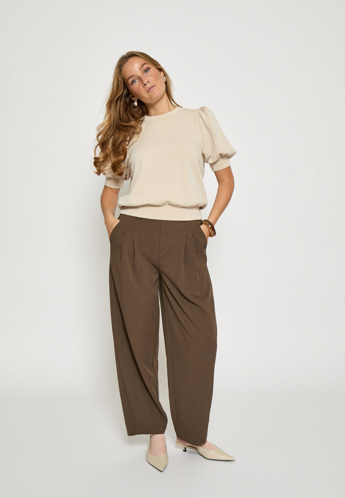 Minus Livana T-Shirt T-Shirt 9015 Sand Gray