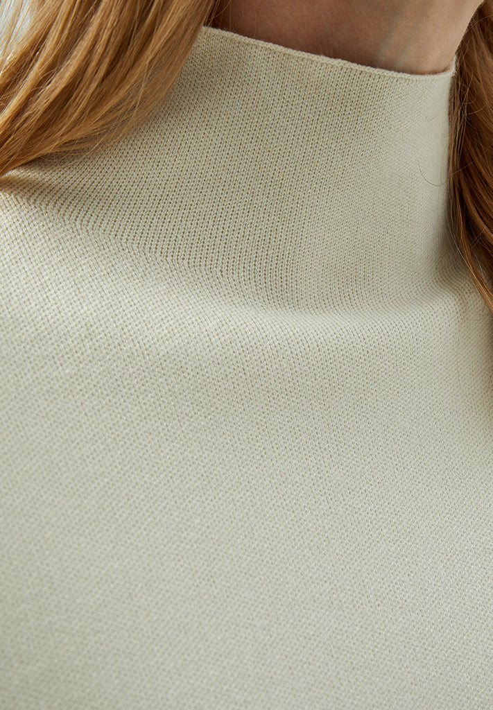 Minus Lupi High Neck Knit Pullover Pullover 0175 Light Birch