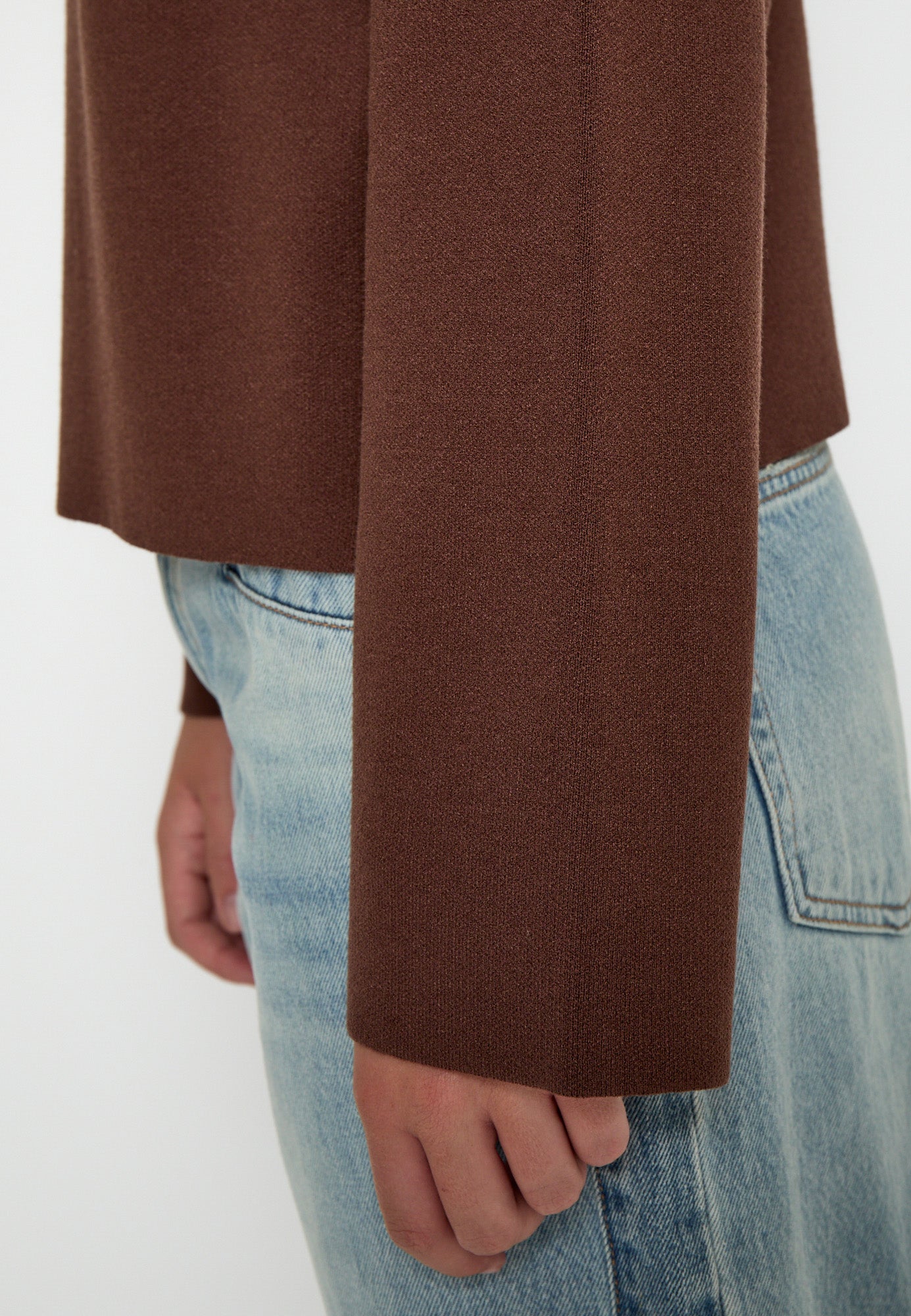 Minus Lupi High Neck Knit Pullover Pullover 3681 Tiramisu