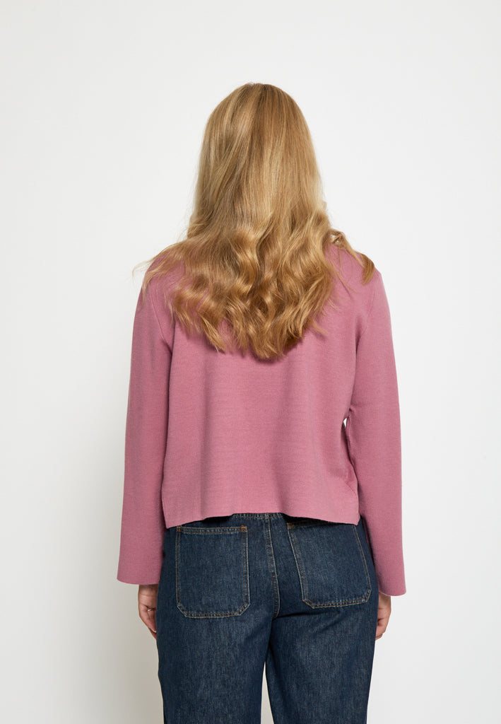 Minus Lupi High Neck Knit Pullover Pullover 4402 Nostalgia Rose