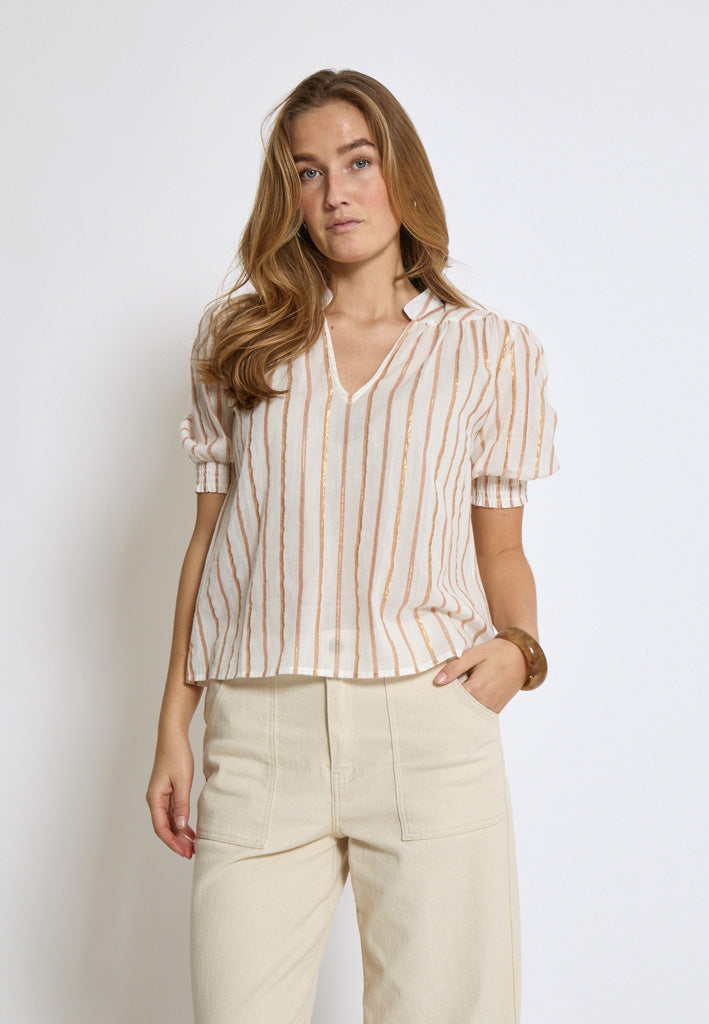 Minus MSAleka Blouse Blouse 235 Cloud Dancer