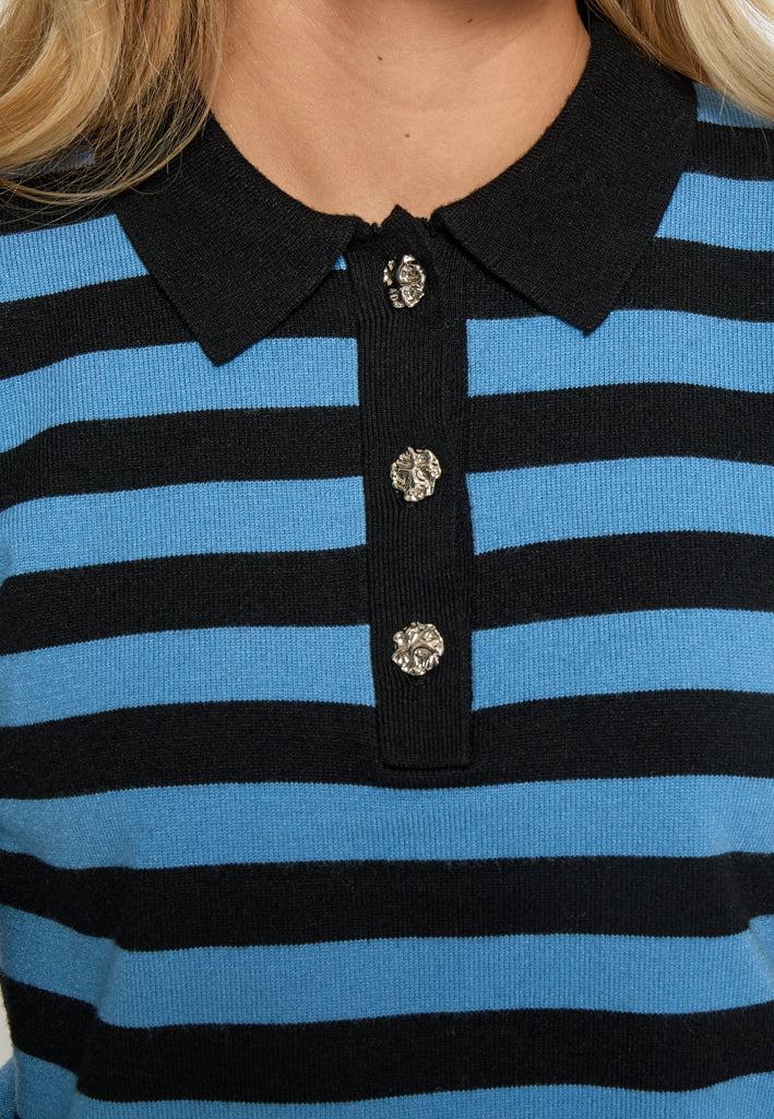 Minus MSAliana Knit Pullover Pullover 1988S Parisian Blue Stripe