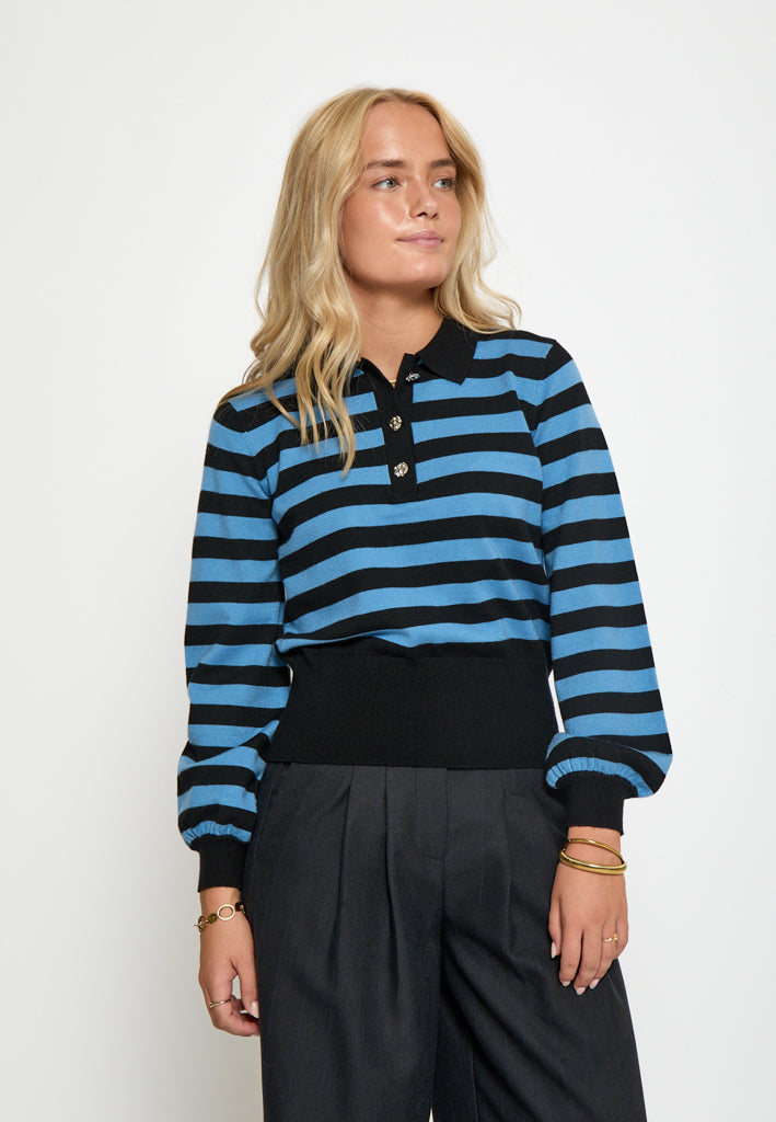 Minus MSAliana Knit Pullover Pullover 1988S Parisian Blue Stripe