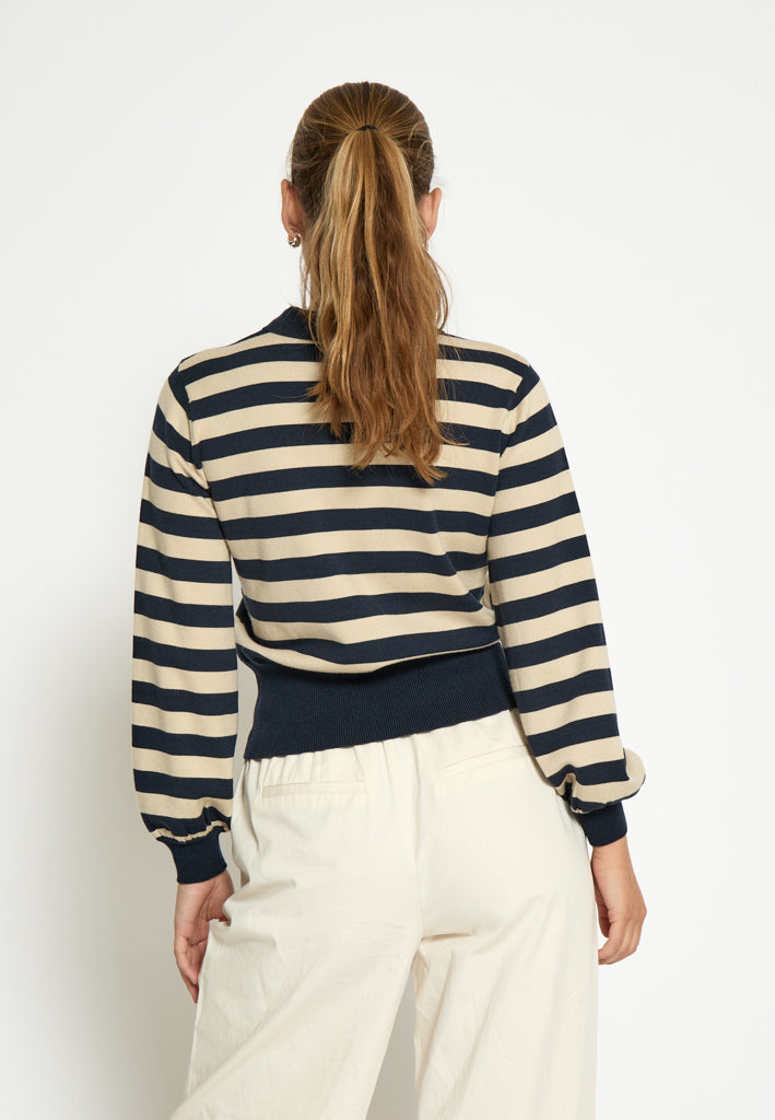 Minus MSAliana Knit Pullover Pullover 2994S SKY CAPTAIN STRIPE