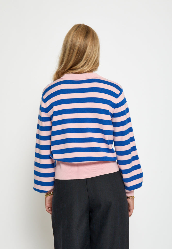Minus MSAliana Knit Pullover Pullover 4089S Blue/Pink Stripe