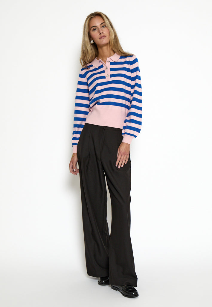 Minus MSAliana Knit Pullover Pullover 4089S Blue/Pink Stripe
