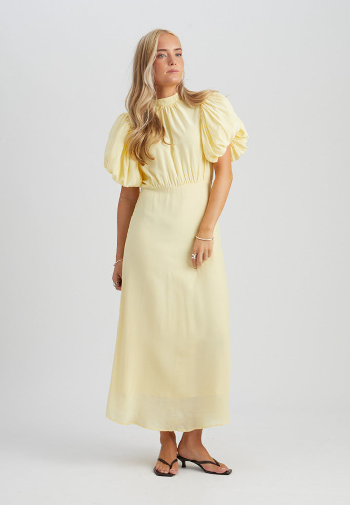 Minus MSAlicia Midi Dress Dress 1004 Soft Yellow