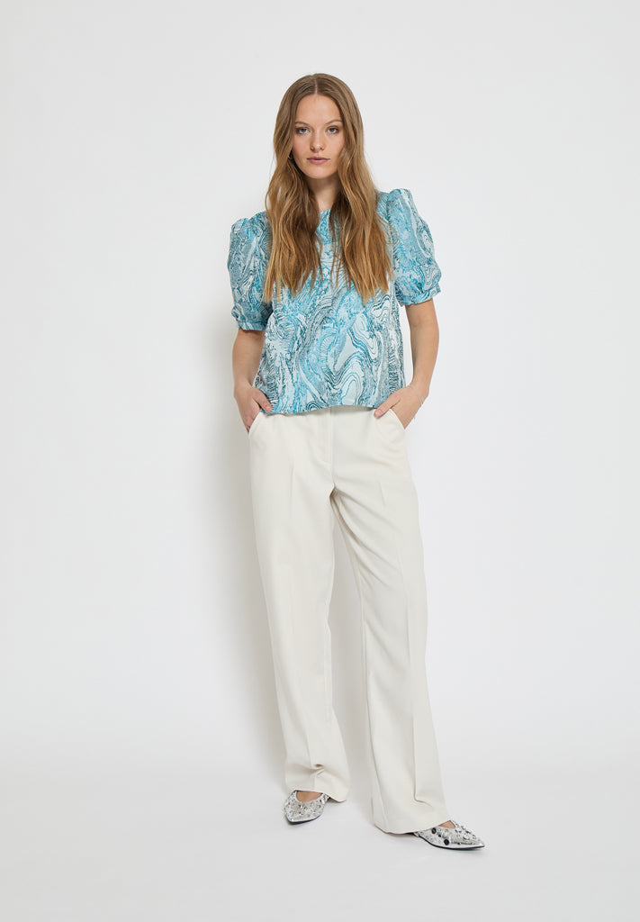 Minus MSAlika Blouse Blouse 2061 LAKE BLUE