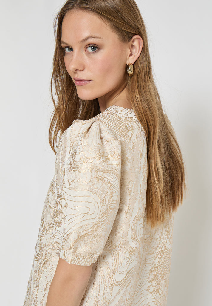 Minus MSAlika Blouse Blouse 348 Medal Gold