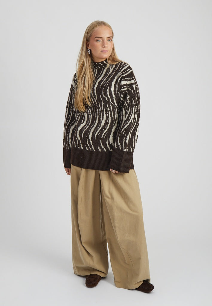Minus MSAlma GRS RWS Knit Pullover Pullover 5618 Bracken Brown