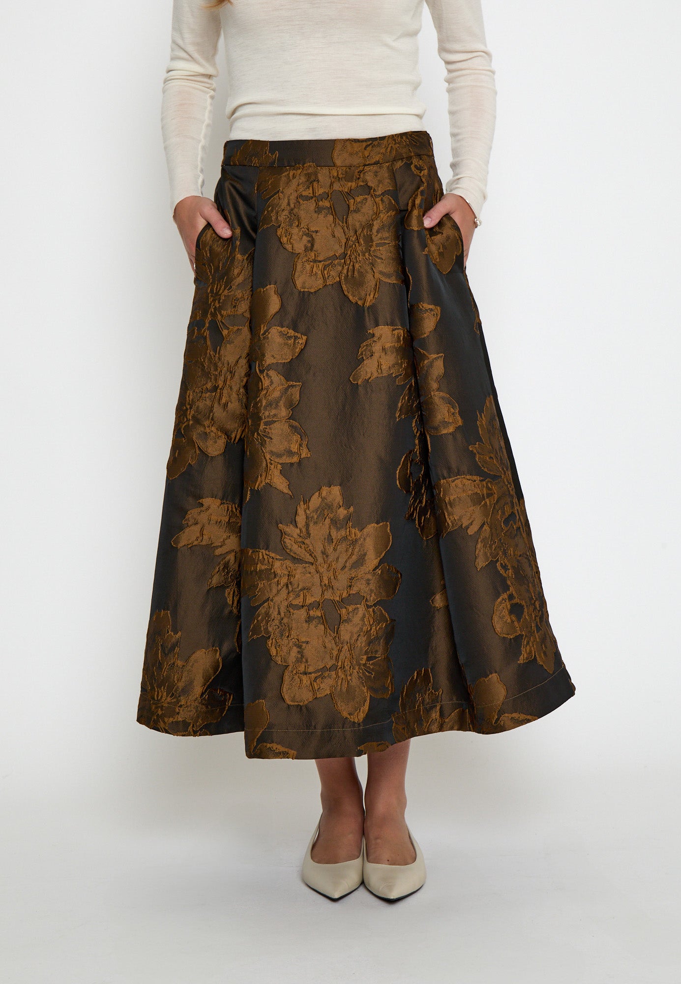 Minus MSAndie Midi Skirt Skirt 3681 Tiramisu