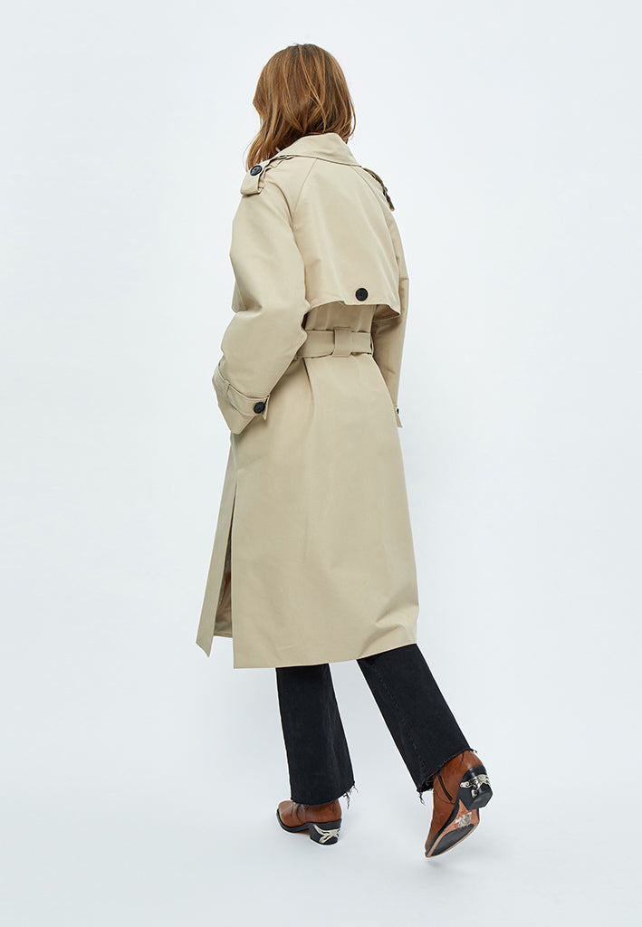 Minus MSAndrea Trenchcoat Coat 2105 Feather Gray