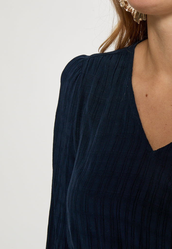 Minus MSAnine V-Neck Blouse Blouse 2994 Sky Captain