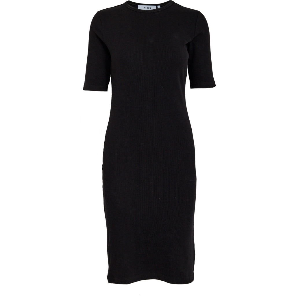 Minus MSAnnelise GOTS T-Shirt Dress Dress 100 Black