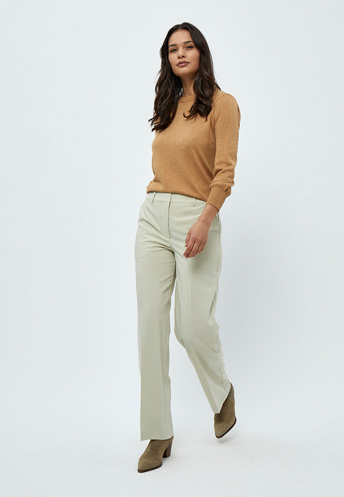 Minus MSAshley Straight Pants Pant 9015 Sand Gray