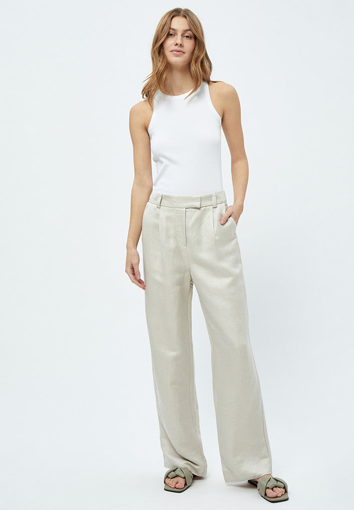 Minus MSAuguste HW Linen Pants Pant 353M Nomad Sand Melange