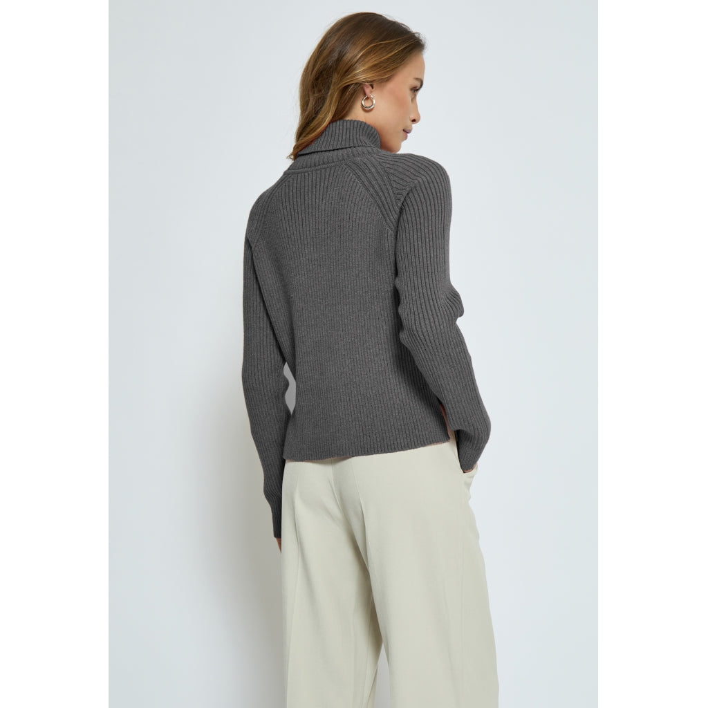 Minus MSAva Knit Turtleneck Pullover 131 Light Grey
