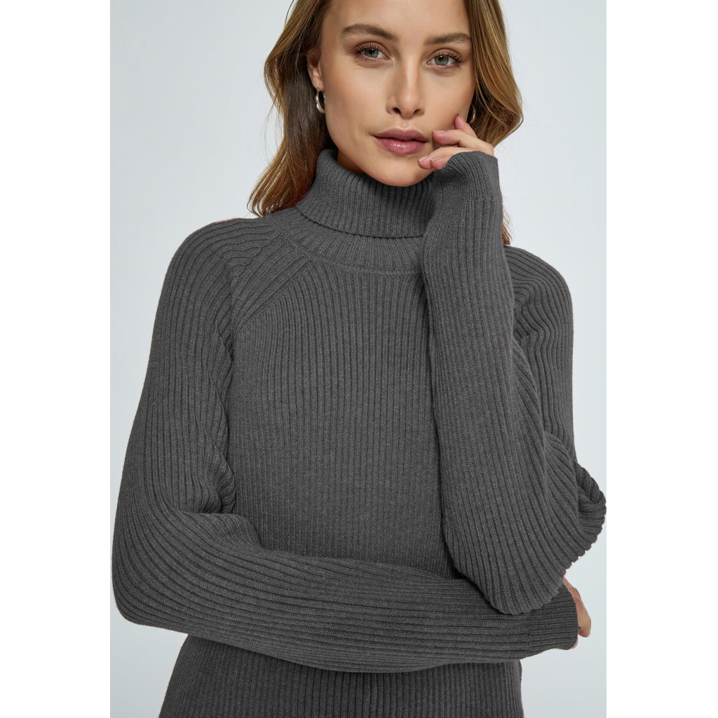 Minus MSAva Knit Turtleneck Pullover 131 Light Grey