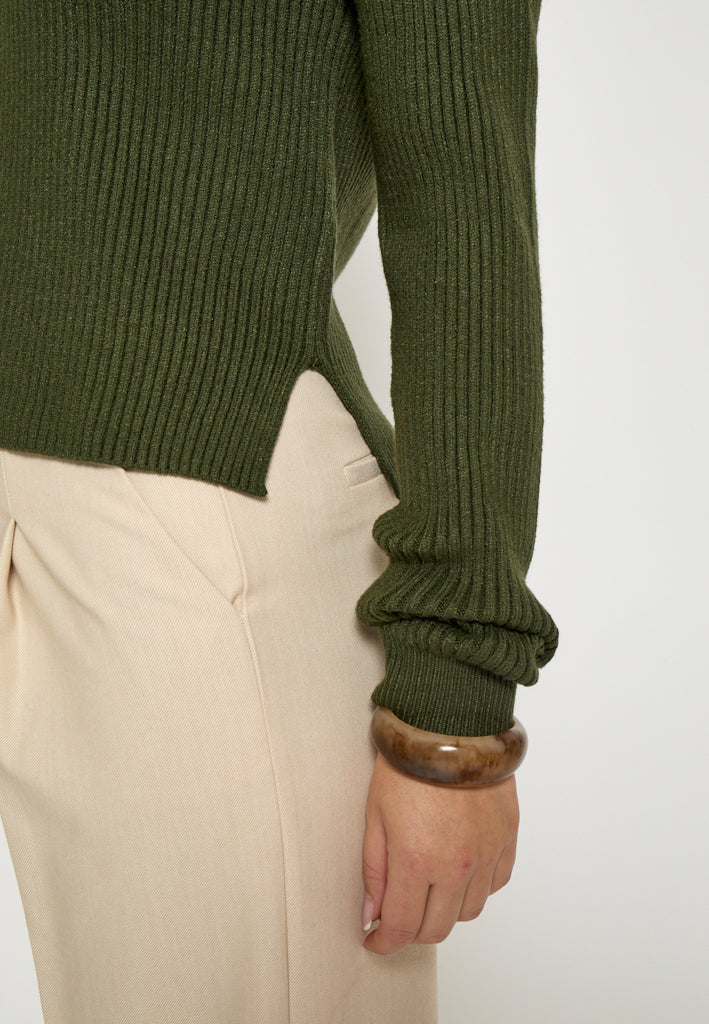 Minus MSAva Knit Turtleneck Pullover 3835 Rifle Green
