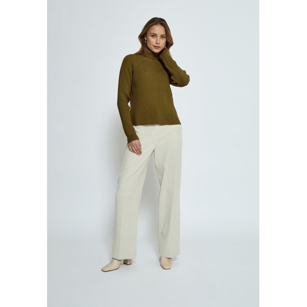 Minus MSAva Knit Turtleneck Pullover 444 Dark Olive