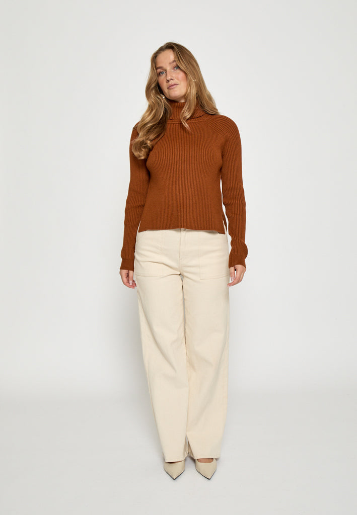 Minus MSAva Knit Turtleneck Pullover 5351 Glazed Ginger