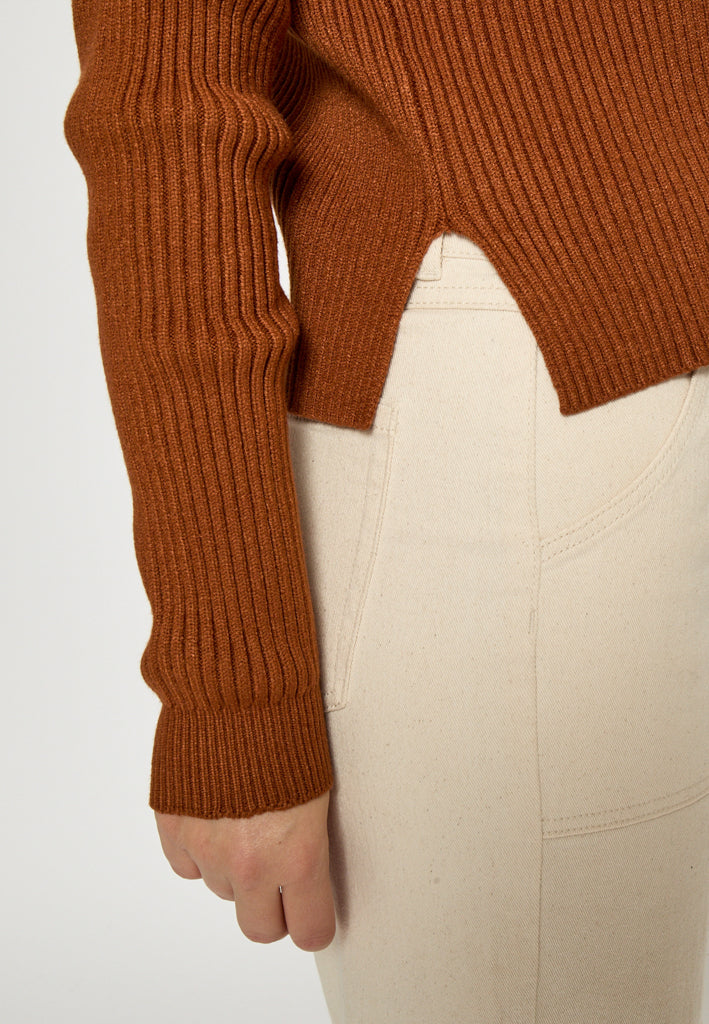 Minus MSAva Knit Turtleneck Pullover 5351 Glazed Ginger