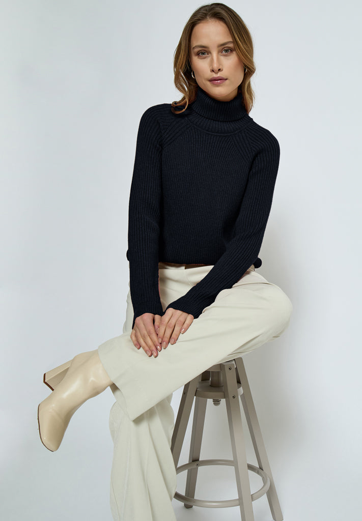 Minus MSAva Knit Turtleneck Pullover 9000 Black