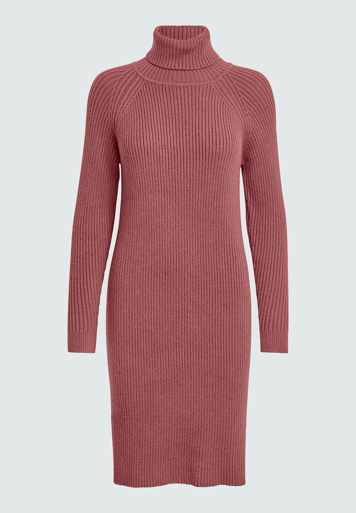 Minus MSAva Knit Turtleneck Dress Dress 226 Rose Melange