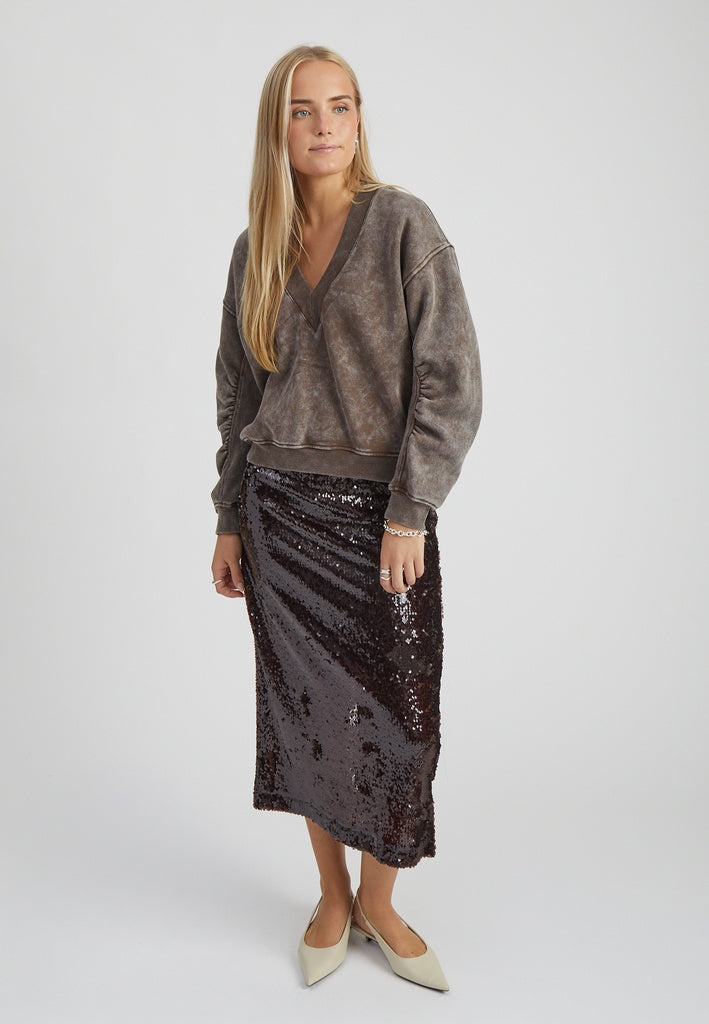 Minus MSBellah Sweat Sweatshirt 5618 Bracken Brown