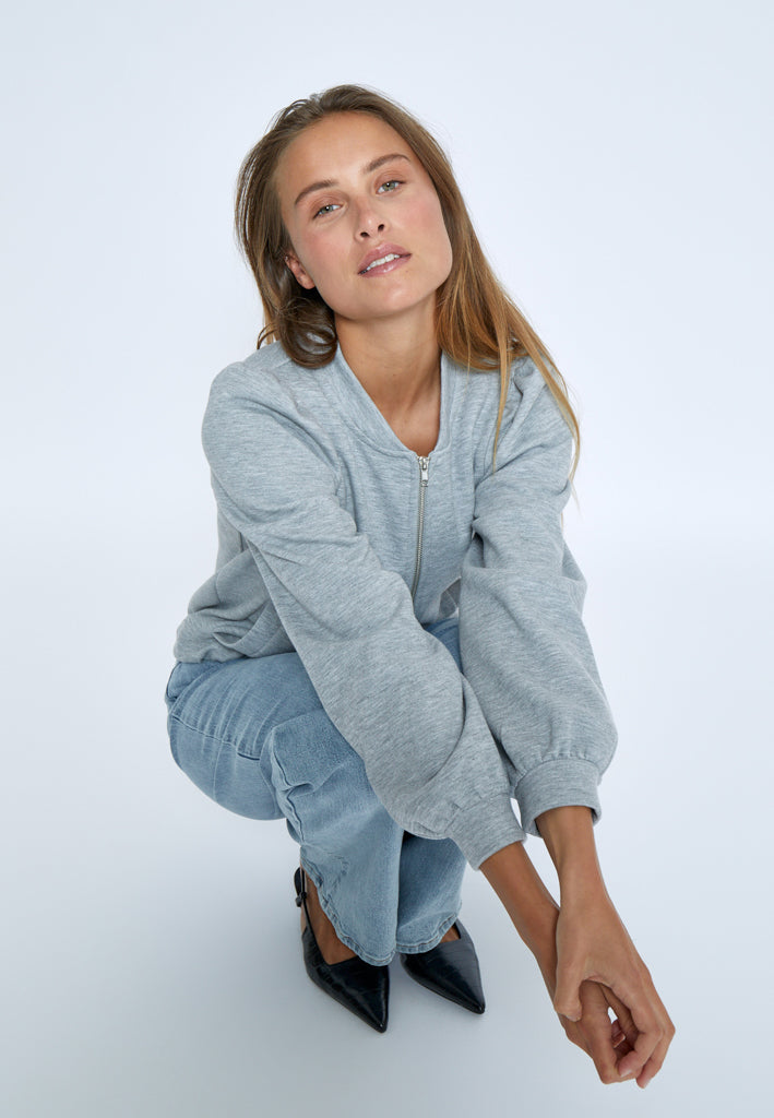 Minus MSBesina Short Jacket Jacket 112M Light Grey Melange